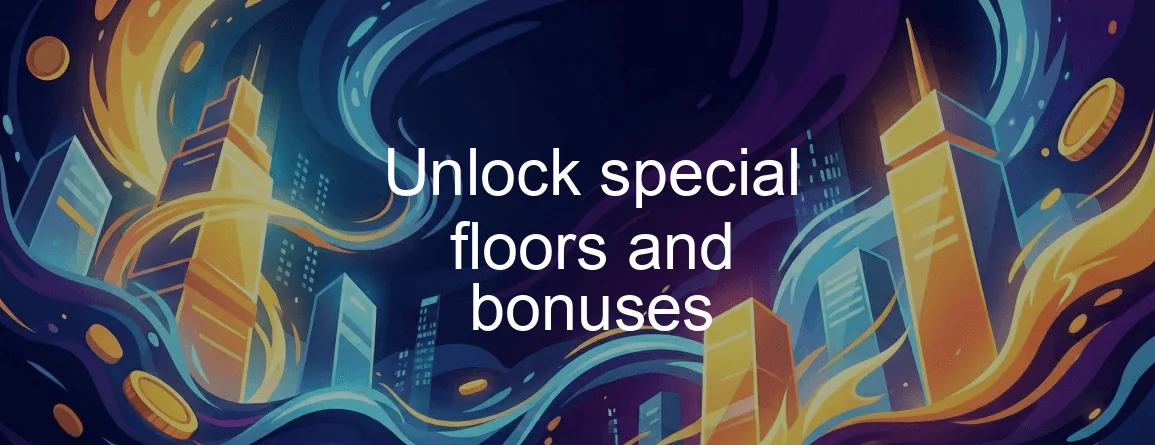 Frozen Floor and Temple Floor bonus levels appearing in the Tower Rush tower